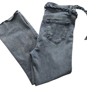 Kensie Savannah High Rise Cropped Flare Jeans 6/28 30” Waist